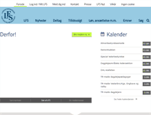 Tablet Screenshot of lfs.dk